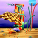 Essence___existence__2007__50_x_40_inches__oil_on_canvas_square