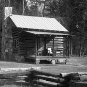 Cabin_with_flag_b___w_card