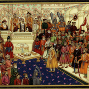 Chatrapati_shivaji_in_orangjeb_s_court_8x12_inch__card