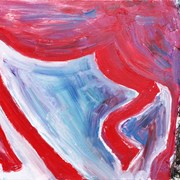 Red_horse_on_blue__70_x_90_cm__oil_on_canvas__mixed_media__collage__2011_card