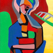 Zabu-stewart-waiting-women-in-red_card