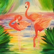 Flamingos_card