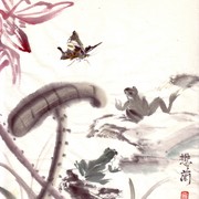 Ch-79-frogs___butterfly_card