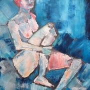 Annie__18_x_24__mix_media_on_canvas__february_2006_card