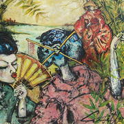 Visitor_at_lake_emerald_48x60_card