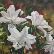 White_lilies_24x30_card
