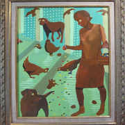 Choc_people__dogs__chickens_card