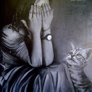 Girl-cat_card
