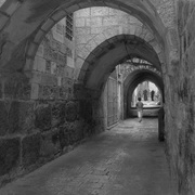 Arches__old_jerusalem_b-w_card