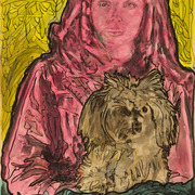 Childrens_portrait_series_2_girl_and_her_dog_card
