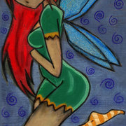 The_shy_faery_by_mercymoon_card