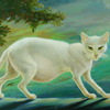 Cat__white__cardboard_oil_50x80_cm_2007___thumb