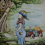 Red-wagon--poster-wall-mura_card