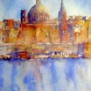 A_view_from_tigne_card