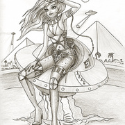 03egyption_space_girl_card