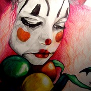2008__clowns__pencils___aquarelles___innocence_lost__card