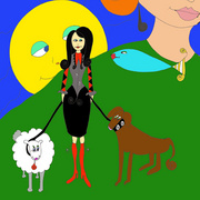 Kvinnan_solen_card