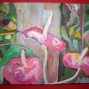 Lilies_in_forest_card