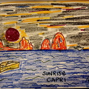Capri_sunrise_card