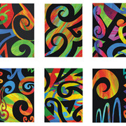 Koru_set_of_6_card