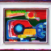 The_sphinx_speaks_in_moon_language__framed__card