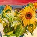 Sunflowers_-_watercolour_square