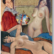 A_homage_to_amadeo_modigliani_card