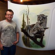 10-cougar_reproduction_airbrushed_card