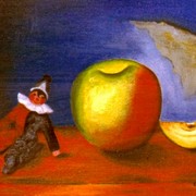 Kleine_r_harlekin_mit_apfel_card