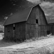 Red_barn_complex_b-w_card