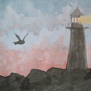 Lighthouseatdusk_card