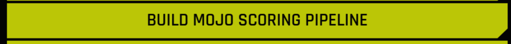 Build MOJO Scoring Pipeline button