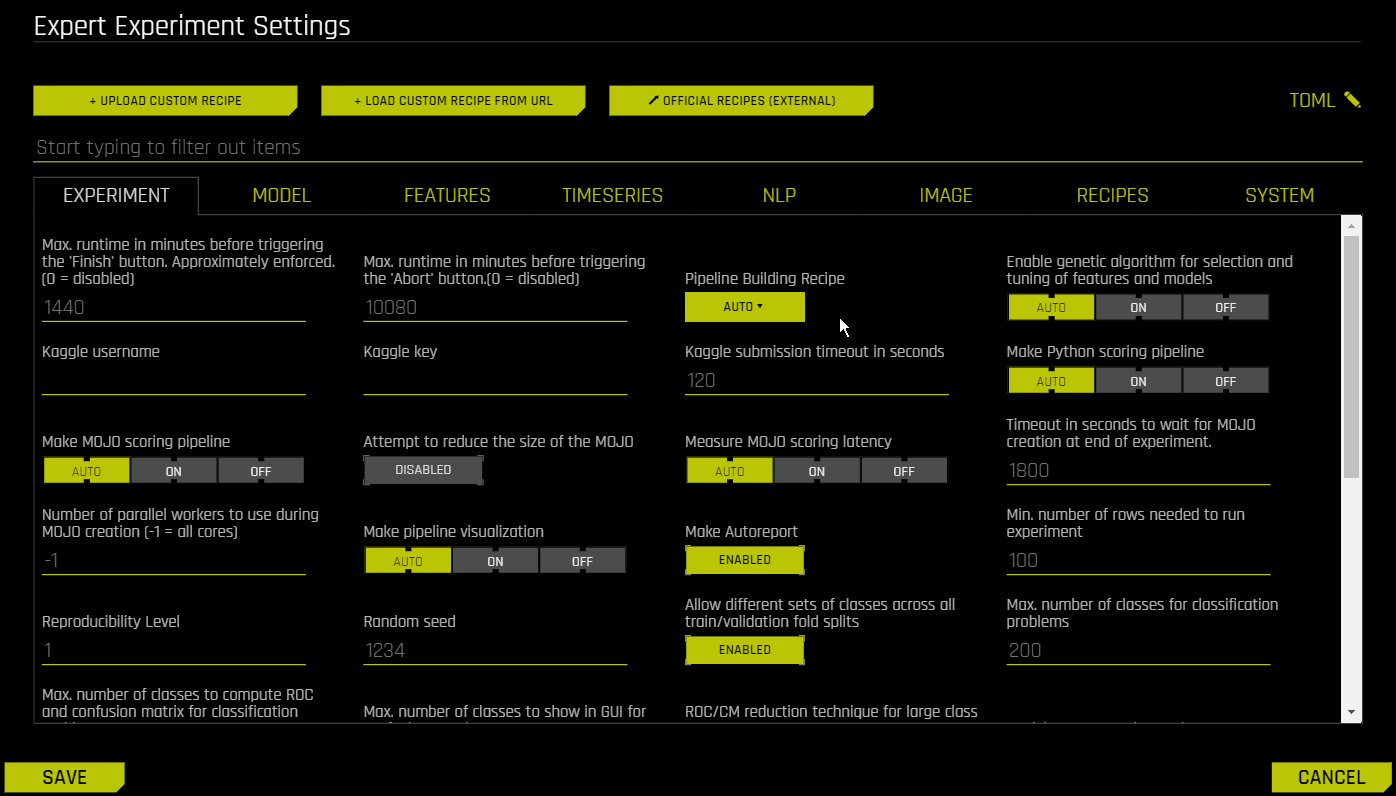 Enable Automatic Image Model