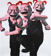 Yue_minjun__kung_fu_105x115cm_lithograph_2006_58eds_small_thirds