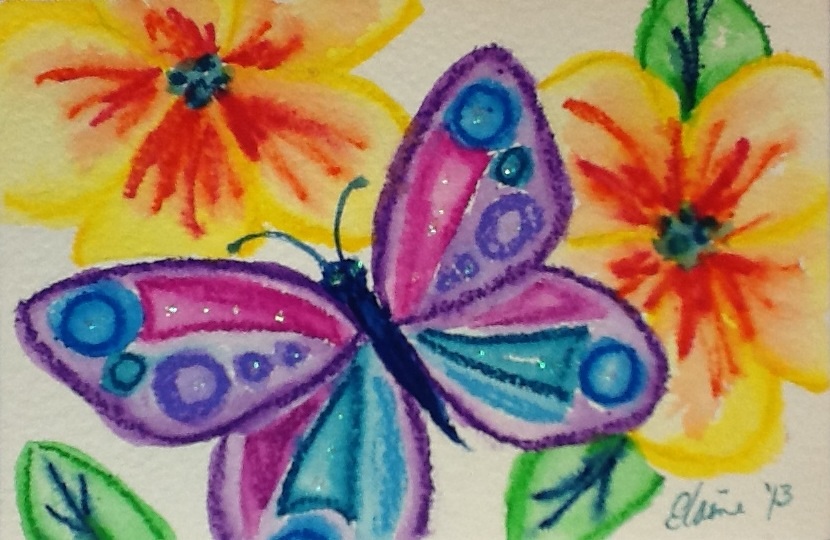 Fun with Watercolor Crayons Elaine Bowers' Artspan Blog