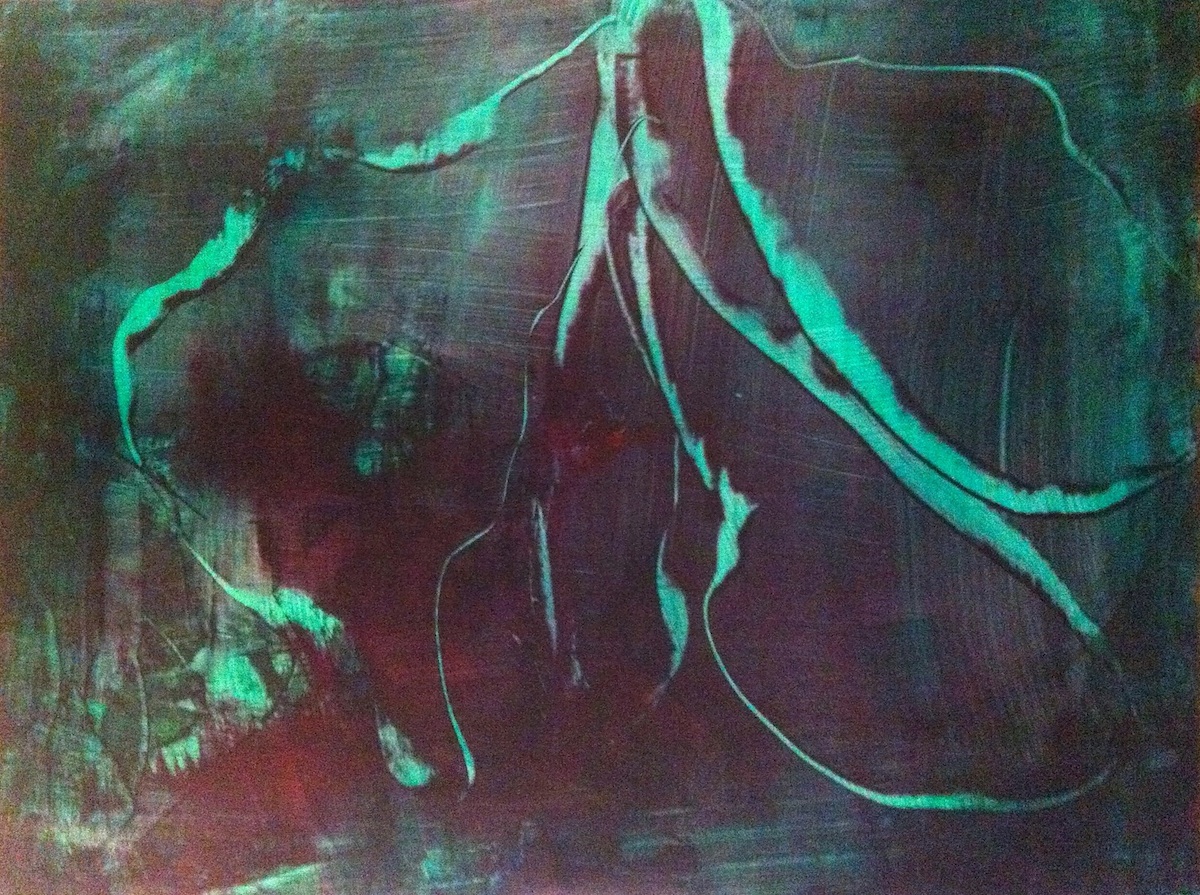 Acrylic on paper, 20.5" x 28.5", 2012    