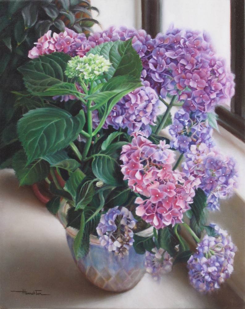 Hydrangea Painting