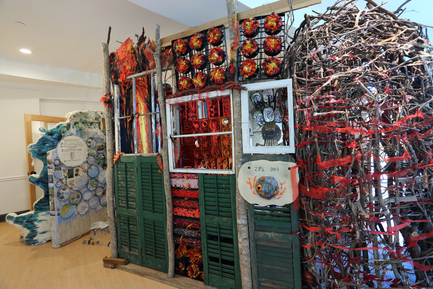 Views of portions of the seething planet, hard lessons, and river nest phases of Cat. 6? Possibilities and Consequences by Kim Keelor