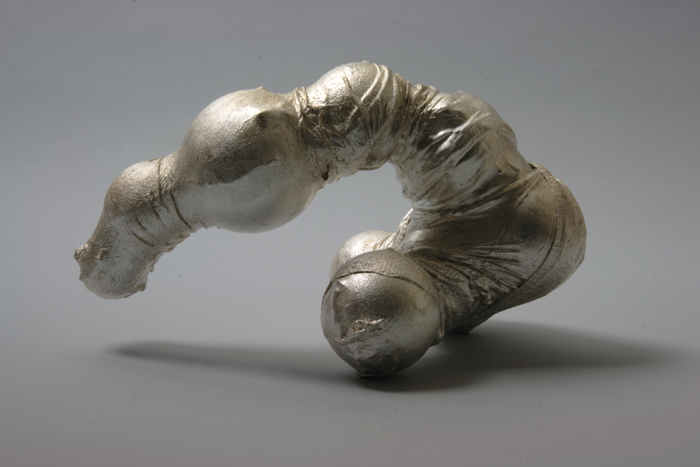 8 x 11 x 7 in, resin, sterling silver, 2012