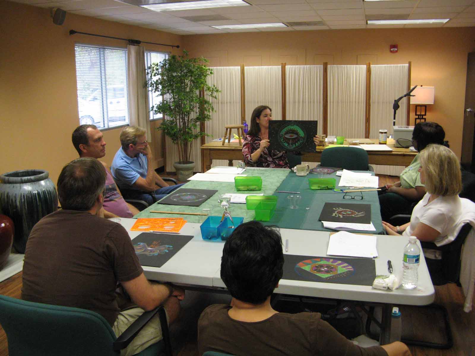 Mandala workshop at CAMP for Health 3/2009
