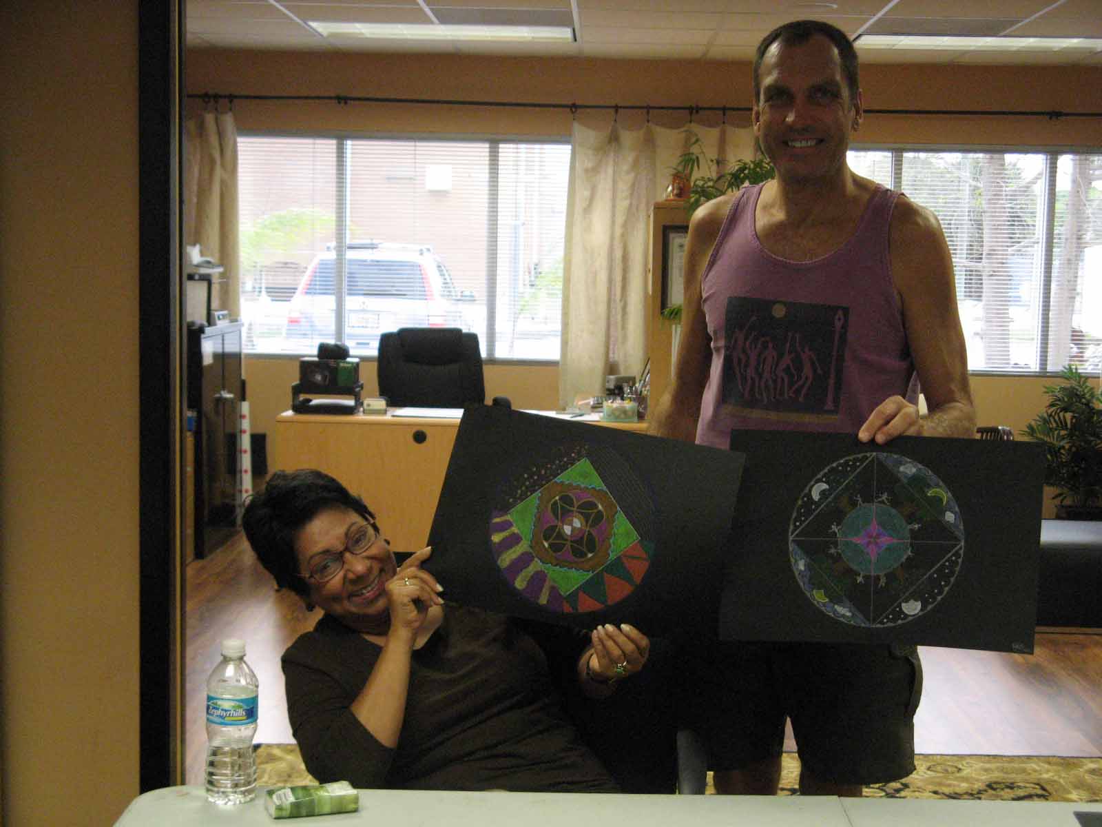 Mandala workshop at CAMP for Health 3/2009