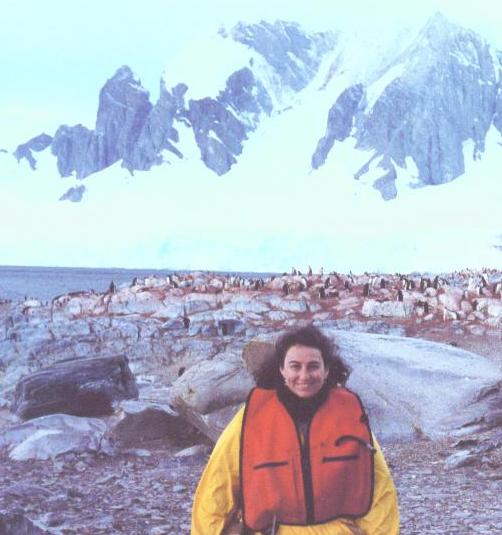 Lisa Goren in Antarctica