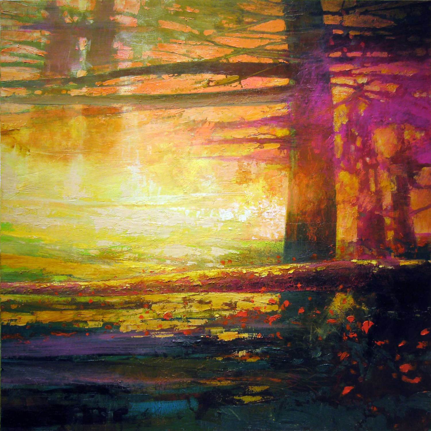 Vertical Diptych from Tempus Fugit/1000 Series: 46