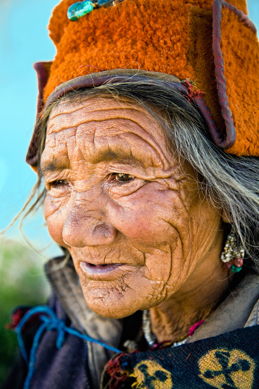 The warmth of her eyes-the wisdom of age