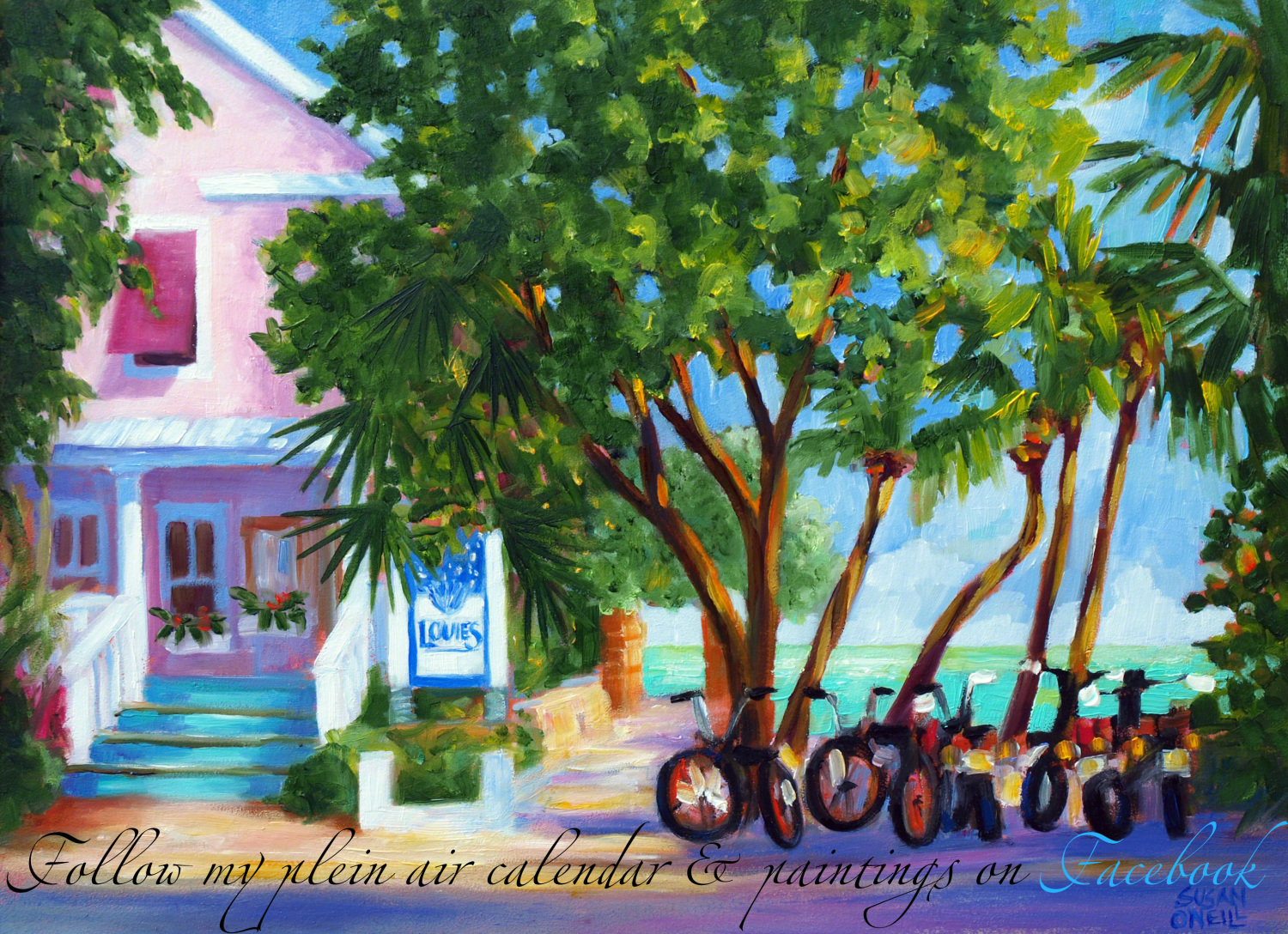 Susan O'Neill Paintings, Key West Artist, Key West & Nantucket Paintings