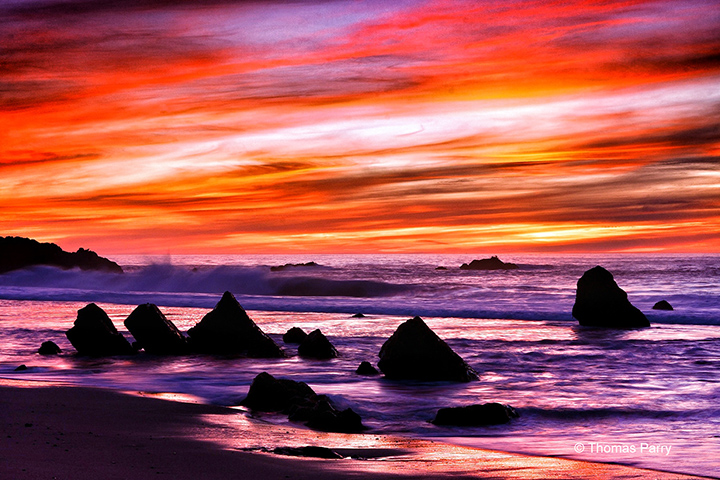 Pacific sunset