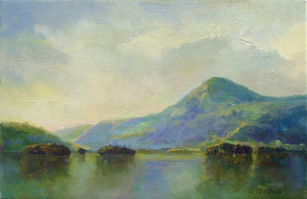 Marilyn Fairman Oil painting from Lake George from Sagamore