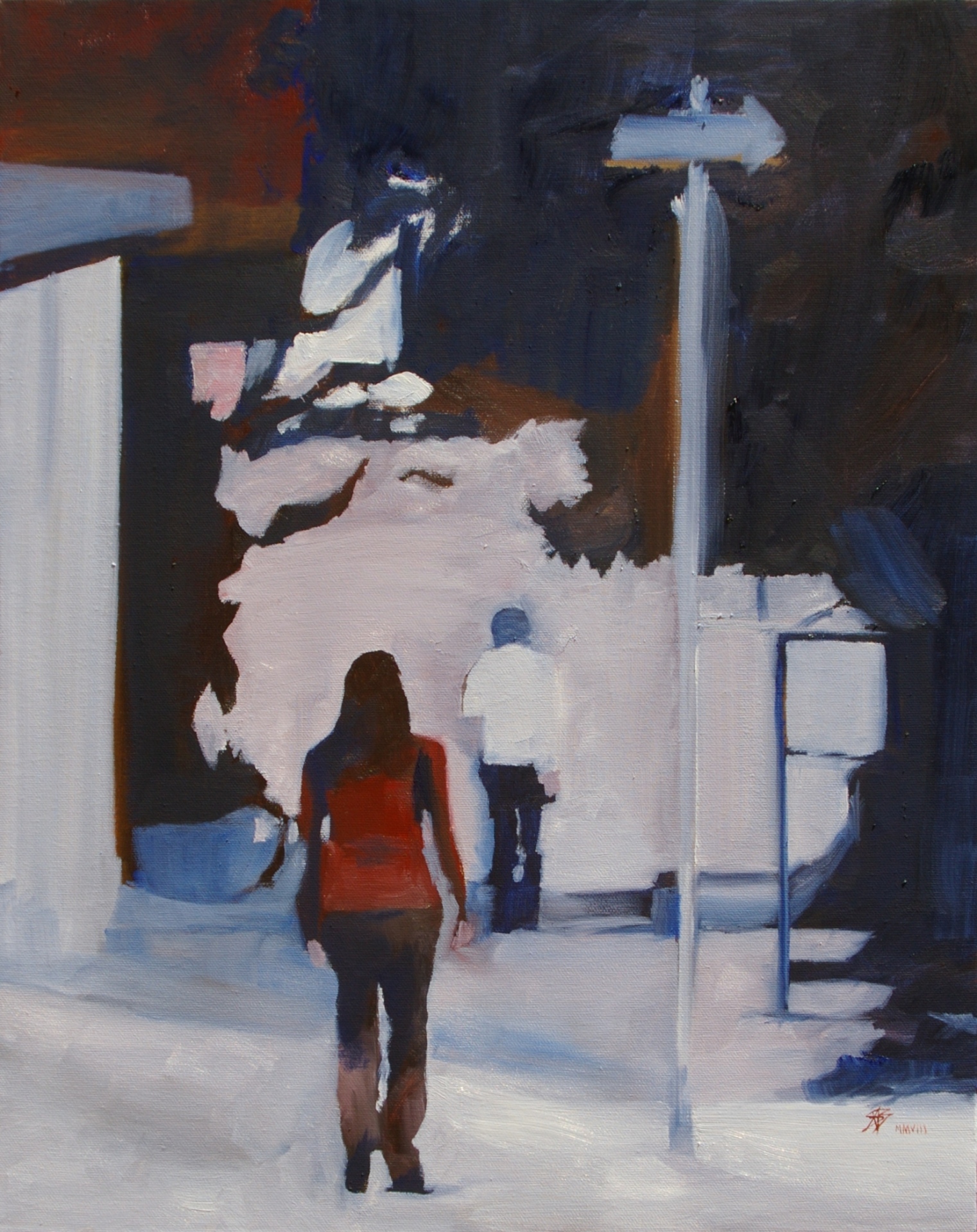 oil on stretched cotton canvas, 20