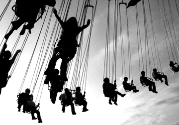 swings ride at western NC state fair