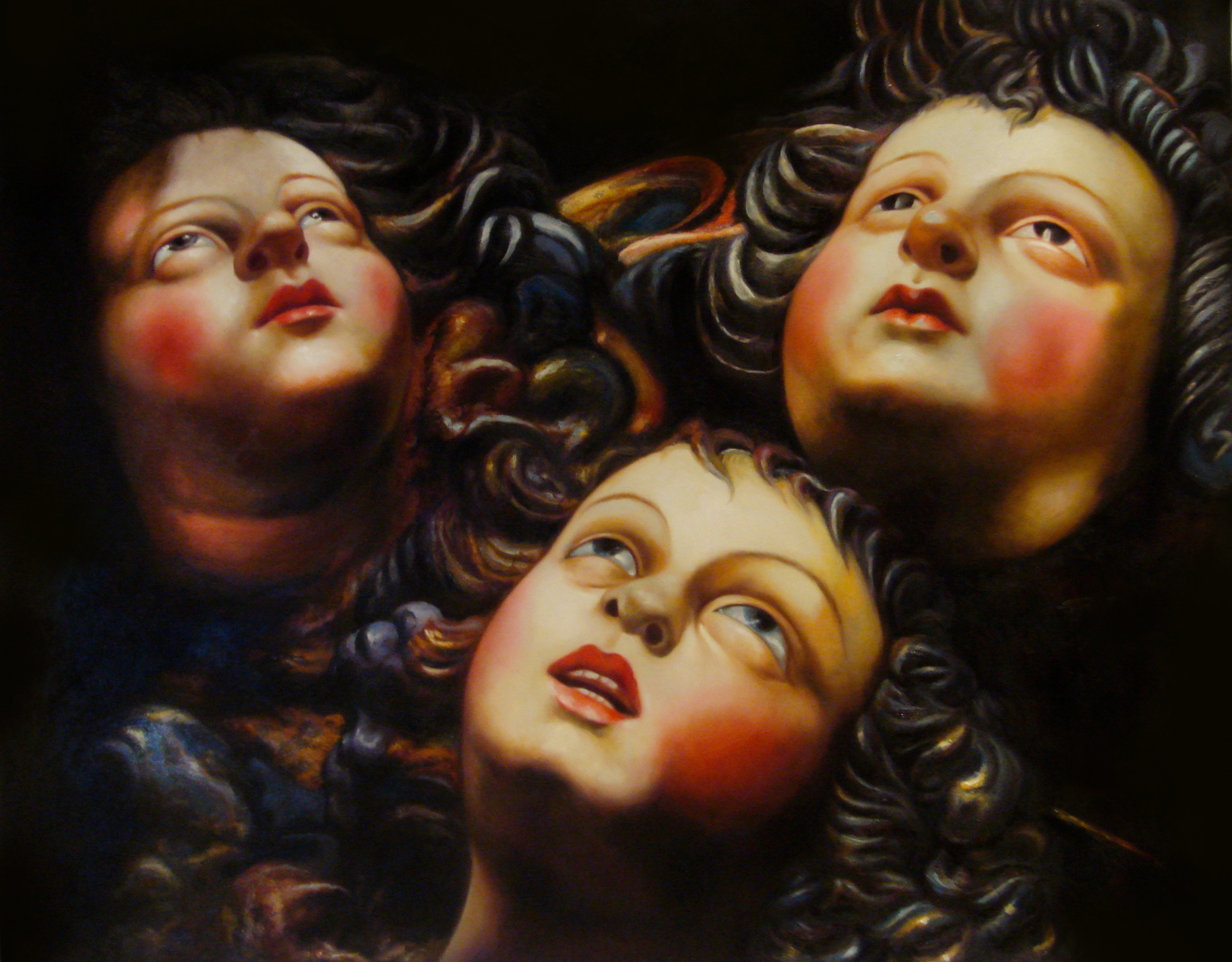 Idols and Icons paintings by Tourya Othman